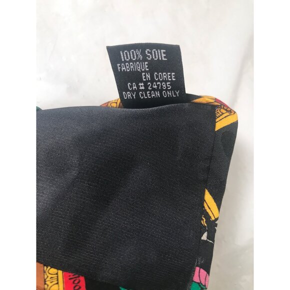 The Disney Store Cartoon Villains Multi Colored Silk Tie - Picture 5 of 6